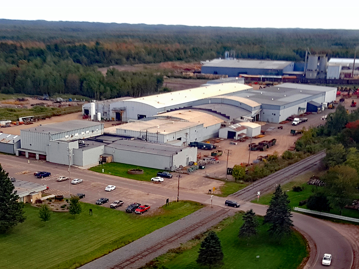 An aerial view of the INTEGRALdx and SpecSys Inc.'s manufacturing facility out in Prentice, Wisconsin.