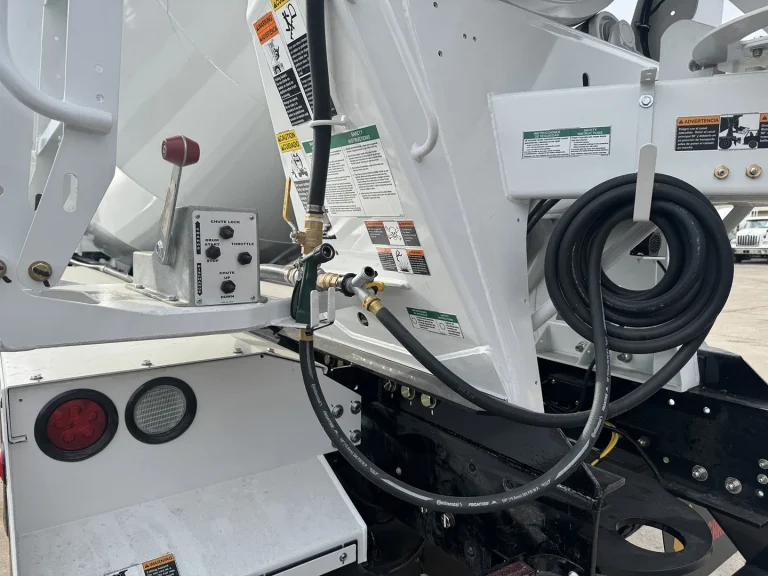 The cable controls of the EASI REDI-Mix Truck
