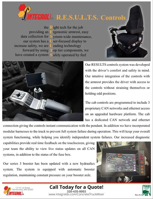 The cover of the EASI REDI-Mix Trucks Parts Made in the Midwest Flier.