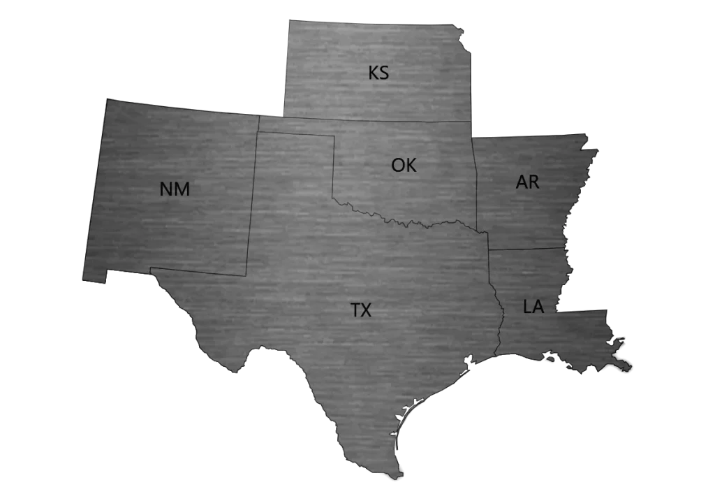 The midsouth sales region for EASI REDI-Mix Trucks